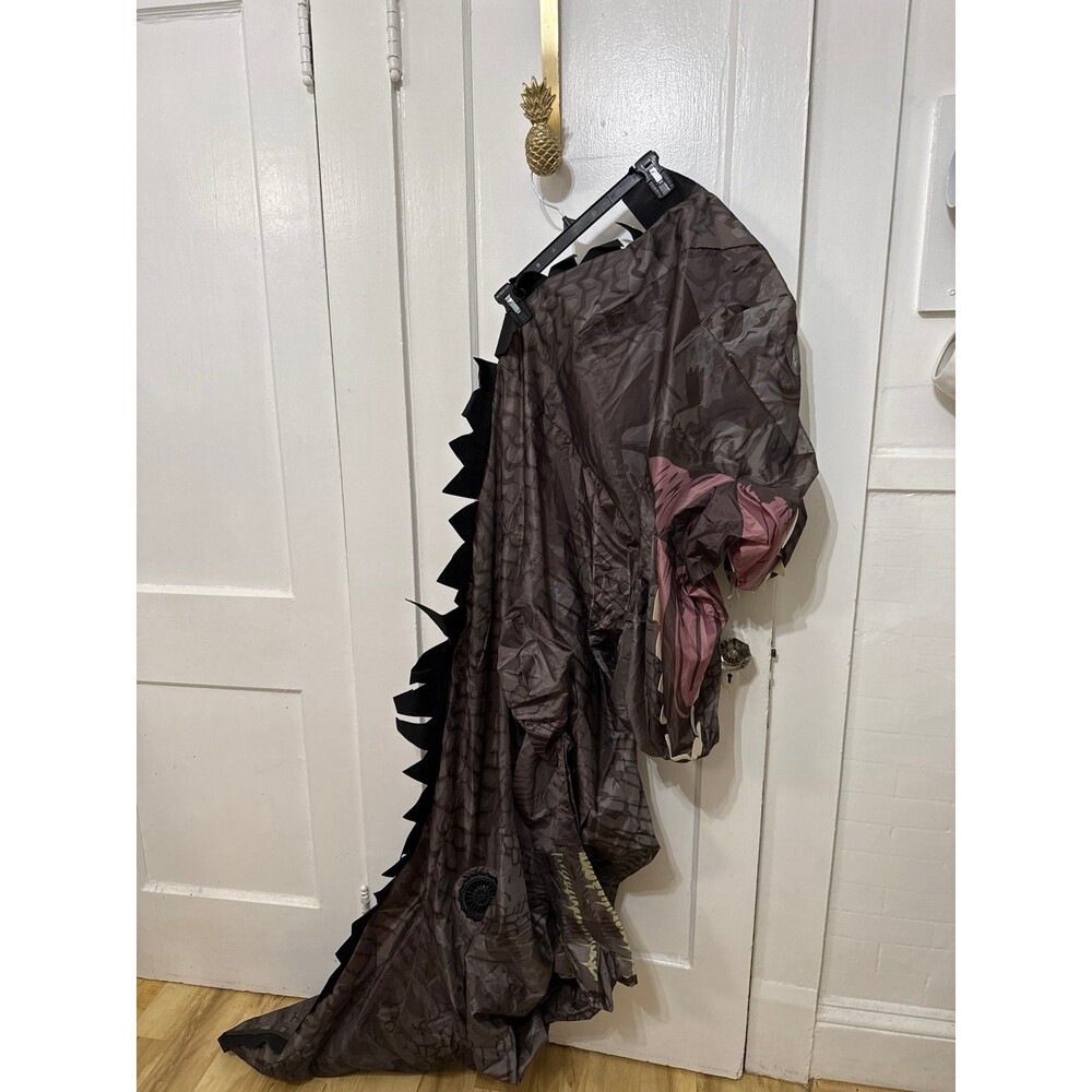 Inflatable Dinosaur Costume Kids Size – Brown T-Rex Halloween Outfit